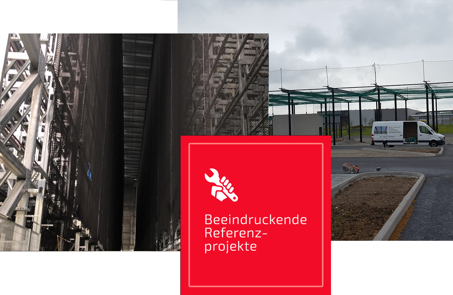 Referenzen Meholli Sicherheitsnetzmontage